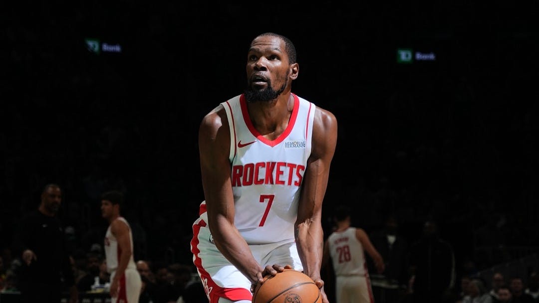 NBA: Kevin Durant paces hot-shooting Rockets in 27-point blowout vs Celtics